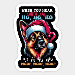 German Shepherd Dog Funny Gift for Dog lovers Sticker